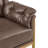 Naber Faux Leather Tufted Accent Arm Chair-1741274314