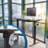 Mount-it! L-shaped Desk, Height Adjustment From 28.3" To 47.2",3 Memory Settings, Solid Steel Frame