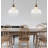 Carraway 1 - Light Brass Gold Pendant