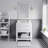 Parmer 30" Carrara White Marble Countertop Bath Vanity with Faucet and Mirror-825946565-935973812