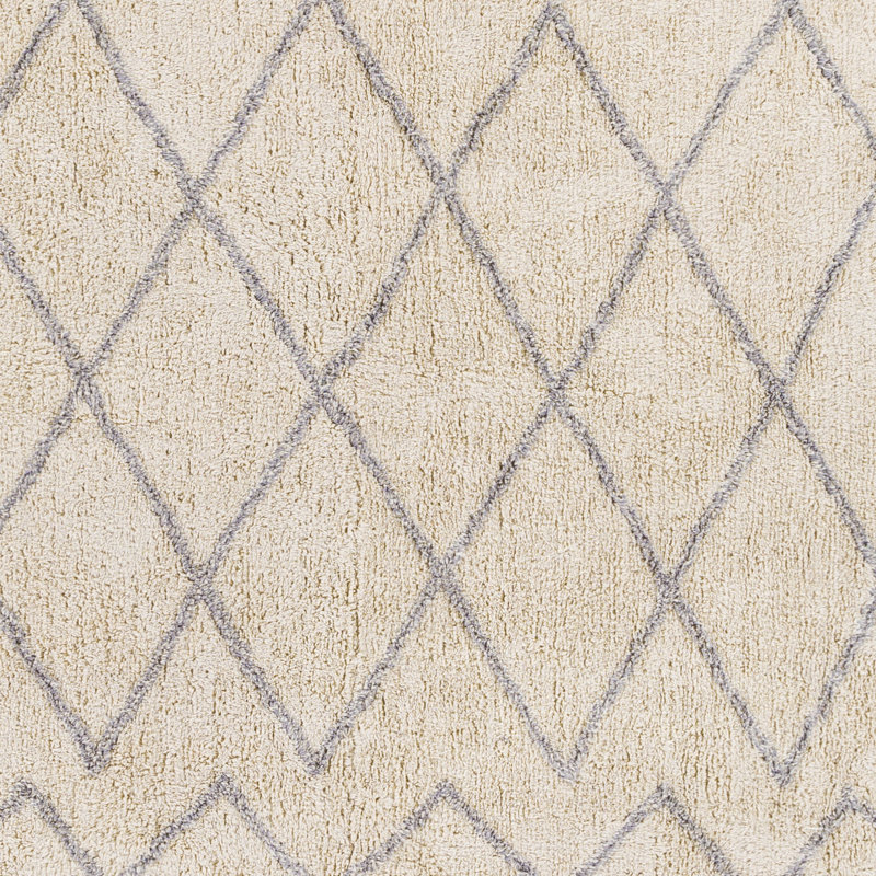 Clematite Cotton Moroccan Indoor Rug, Rectangle 8' x 10'