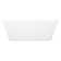 Baxter 53" Acrylic Soaking Freestanding Tub with Integrated Drain and Overflow and Foam Insulation