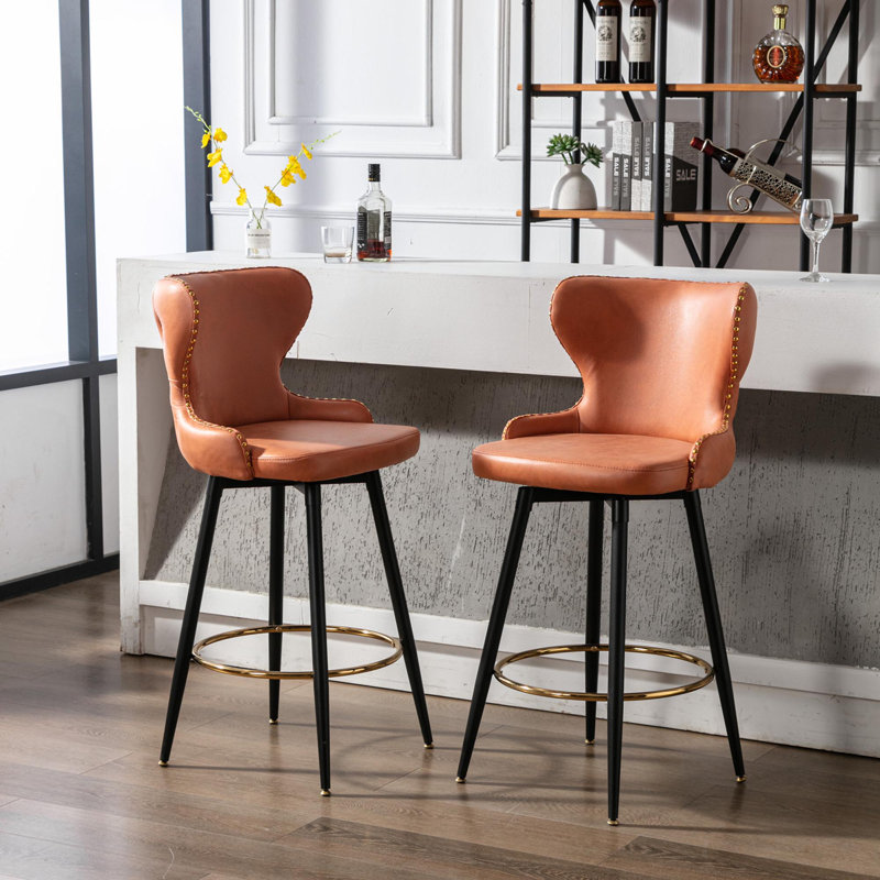 Chaise d'appoint Atilana, Orange