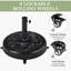 24.95kg Free Standing Umbrella Base with Wheels-1349760004