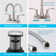 2-handle Bathroom Faucet with Drain Assembly