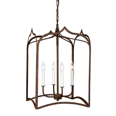 Lourdes 4 - Light Lantern Geometric Chandelier
