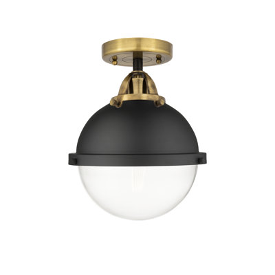 Glass LED Semi Flush Mount