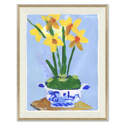 Jonquils In Blue Tureen