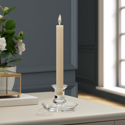 Porte-bougie en verre