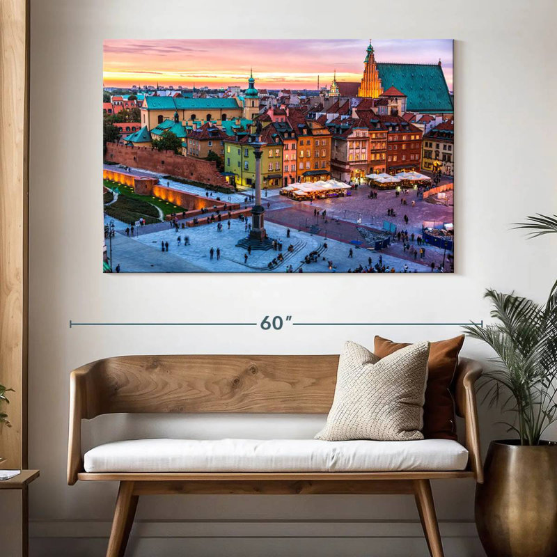 Rorry Warsaw Sunset Illumination, 34" H x 51" W