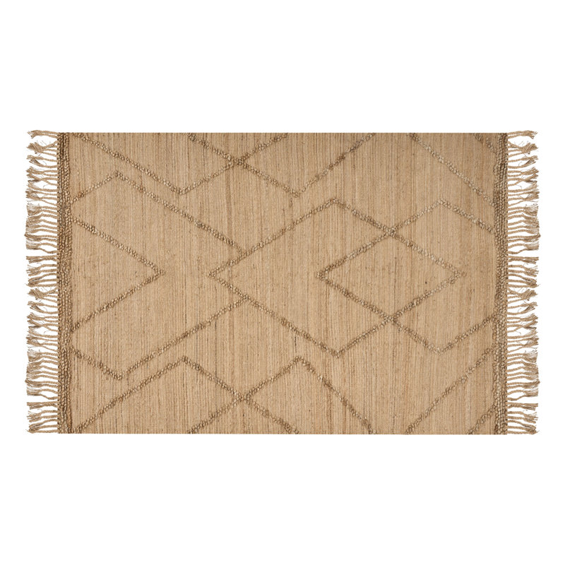Isenbert Geometric Hand Woven Area Rug, Rectangle 160 x 230cm