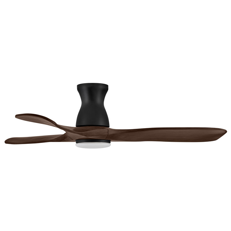 Ventilateur intelligent DEL intégré Swell Flush, Brun
