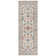 Gertmenian Crystal Print Cullen Ivory Cream Pink Multi Transitional Floral Border Washable Flat Pile Indoor Area Rug