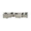 Canapé modulaire de coin avec repose-pieds Zisa-78007231
