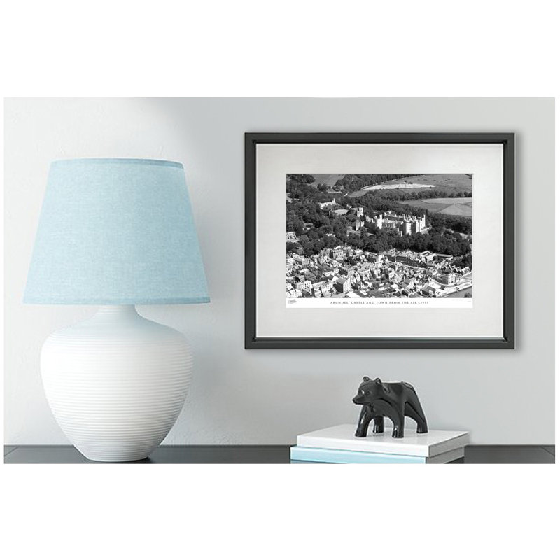 Arundel, Castle And Town From The Air C1955 by Francis Frith - Single Picture Frame Print, 60cm H x 80cm W x 2.3cm D