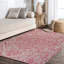 Tapis intérieur / extérieur gris clair / fuchsia Truman-1309058374