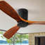Ventilateur de plafond 51,96 "avec télécommande