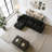 L-shaped Soft Velvet Fabric,Movable Ottoman-540654477-538167685