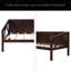 Lit de jour simple, support en lattes de bois-840490237