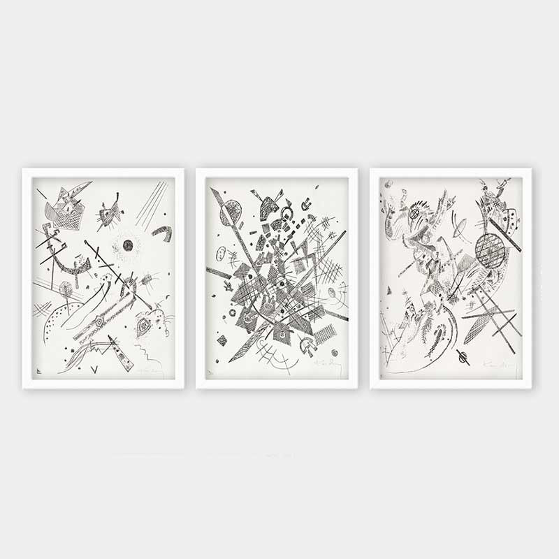 Superbe ensemble de peintures décoratives encadrées (3 pièces) de 21,7 po x 29,5 po chacune | Cadre 100% bois avec polystyrène de 0,8 pouce | Impression numérique UV | Parfait pour la décoration murale de salon, de bureau et de galerie