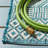 Milliken Ivory/Aqua Indoor/Outdoor Area Rug-1601836879