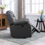 Fauteuil inclinable 37,7 po de largeur, moderne et ultra moelleux avec accoudoirs rembourrés (ensemble de 4)-65541158