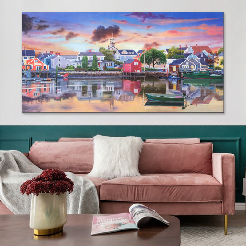 Handmade Buildings & Architecture Wall Decor on Canvas