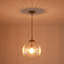 Luminaire suspendu 1 lumière en verre nervuré 1 lumière-1613249231