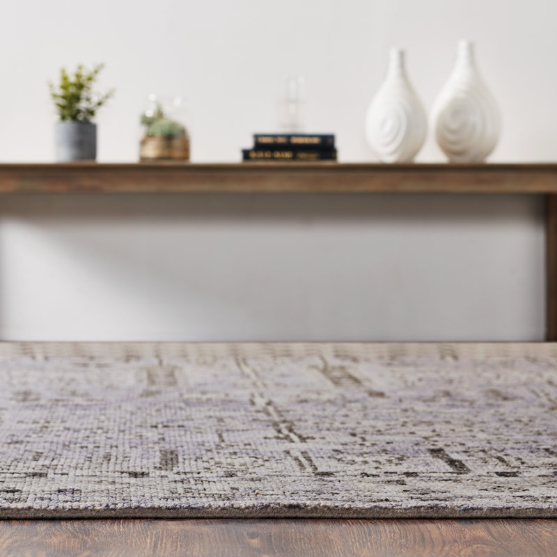 Jaecee Hand Knotted Wool Oriental Area Rug, Rectangle 3' x 5'