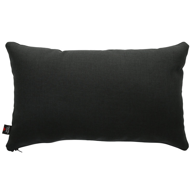 Alois Rectangular Cushion, Black