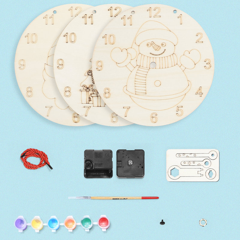 DIY Clock Making Kit - Christmas
