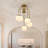 5-Light Sputnik Semi Flush Mount