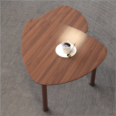 Table basse rotative moderne 360 degrés pour le salon