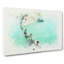 The Needles Isle of Wight in Abstract - Wrapped Canvas-55303651