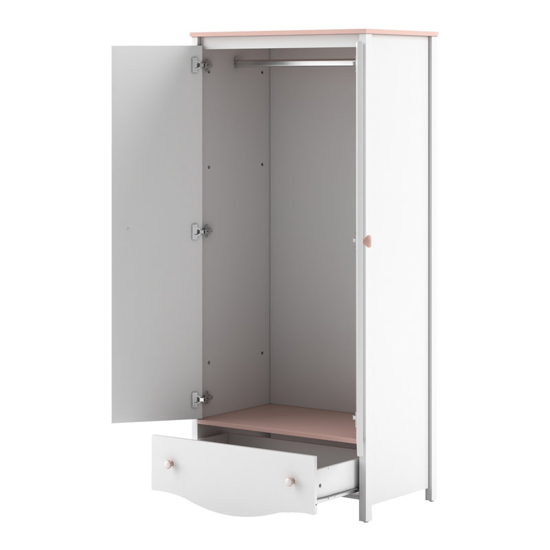 Kaia 2 Door Manufactured Wood Wardrobe