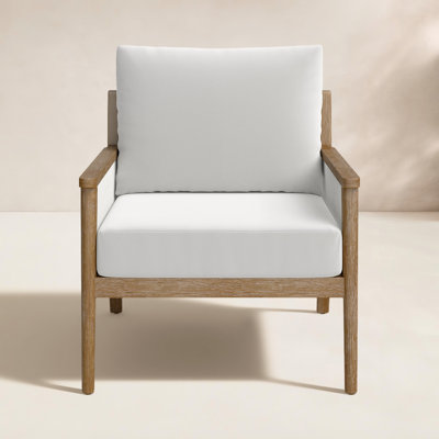 Rydell Acacia Patio Lounge Chair