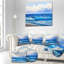 Paysage marin-reproduction sur toile tendue-29505203