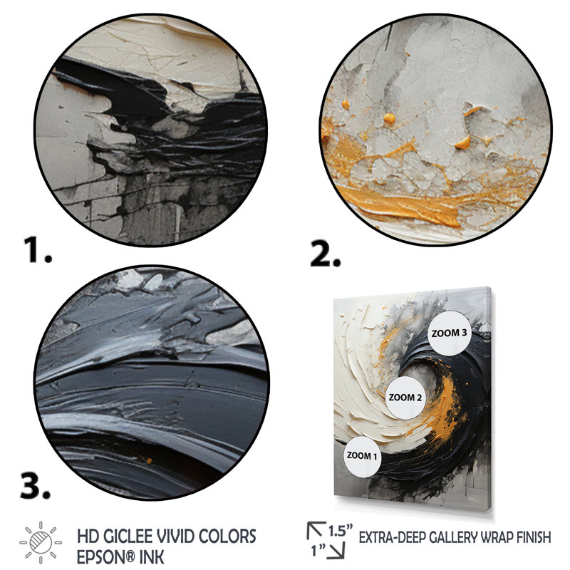 Faidra Infinite Motion IV sur toile, H 20 po x l 12 po x P 1 po