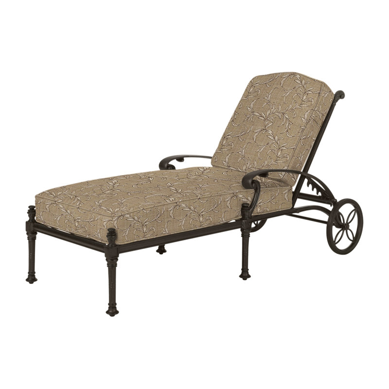 Florence Outdoor Chaise Lounge, Bessemer, Desert Bronze