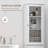 Slim Bathroom Storage Cabinet