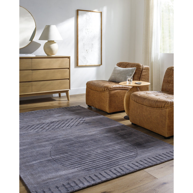 Onetta Hand Loomed Viscose Abstract Indoor Rug, Rectangle 2' x 3'