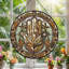 Panneau de vitrail Hamsa ， 7,8H-922939566