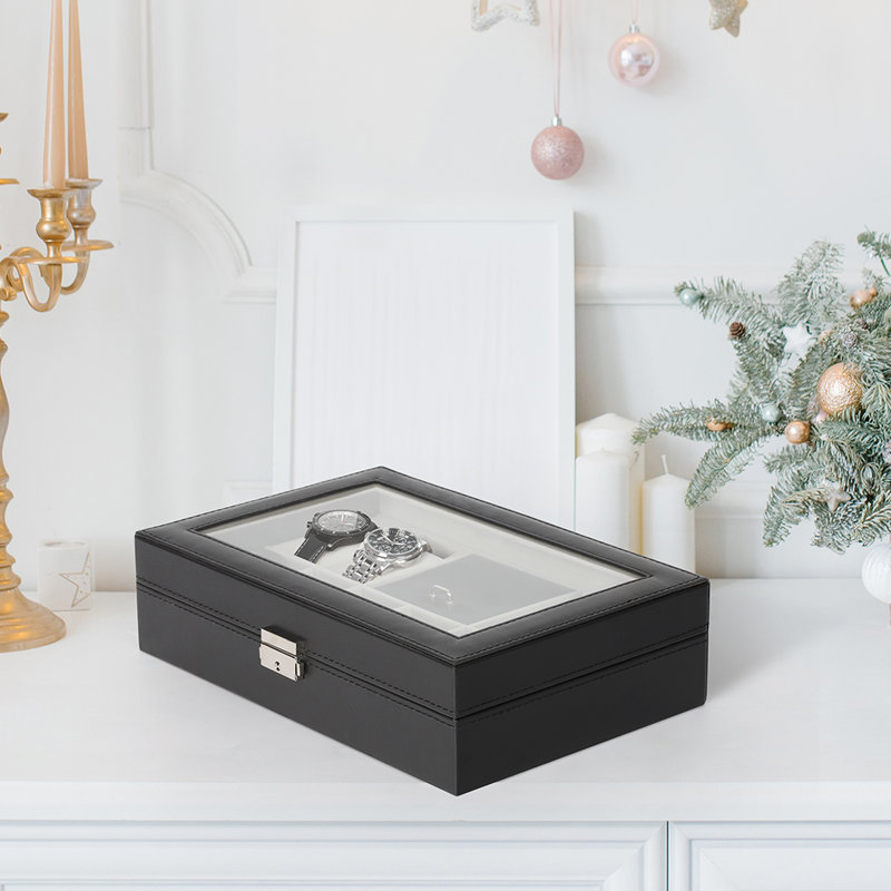 Boîte à bijoux à 8 emplacements