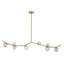 Lustre linéaire moderne unique à 8 lumières-243479233