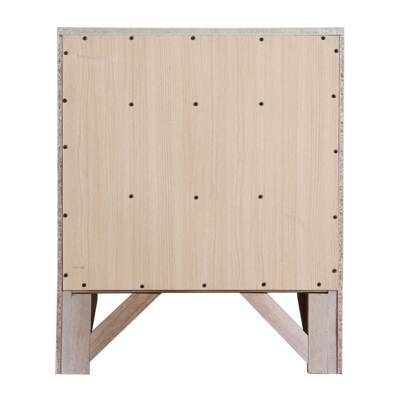 Élégante table de chevet champagne - 3 tiroirs larges, compacte pour différentes pièces, sans assemblage, contemporaine avec tiroirs incurvés essentiels, assemblage