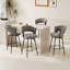 Ensemble de 2 chaises de bar pivotantes à 360 ° (sans la table)