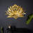3D Lotus Mandala Metal Wall Decor-101575660-101575659