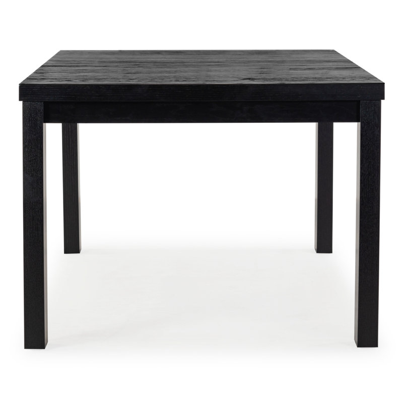 Desmond Extendable Wood Dining Table, Black
