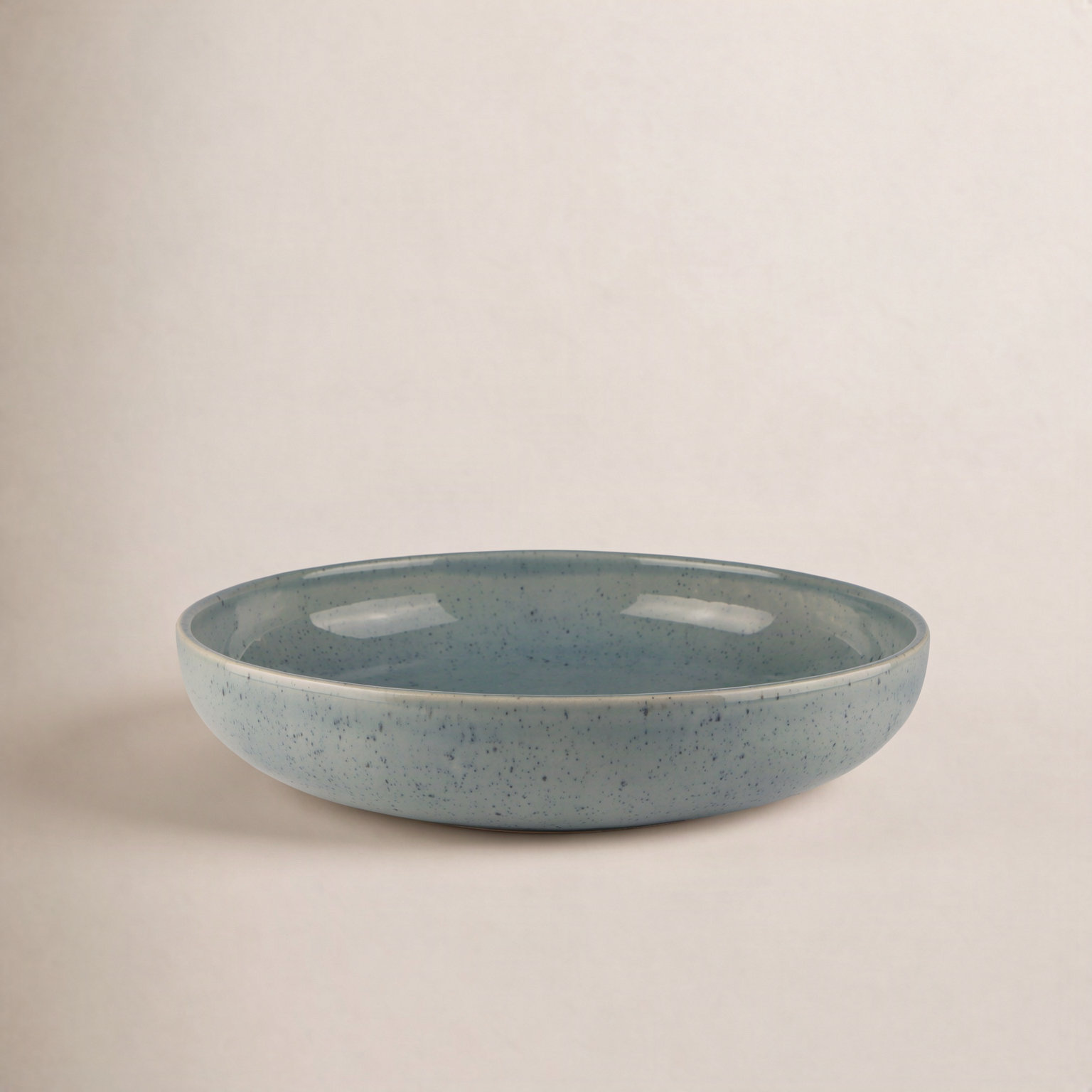 Kisung Stoneware Pasta Bowl, Blue