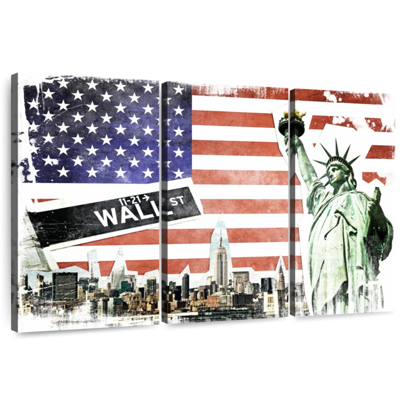 Sireci New York Wonders, 28" H x 45" W